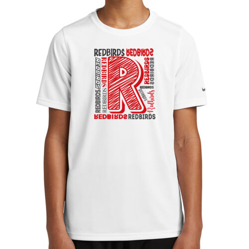 Mayo Redbirds Design MA10 on a Nike® - Youth Swoosh Sleeve rLegend Tee Thumbnail