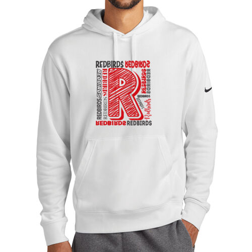 Mayo Redbirds Design MA10 on a Nike® - Club Fleece Sleeve Swoosh Pullover Hoodie Thumbnail