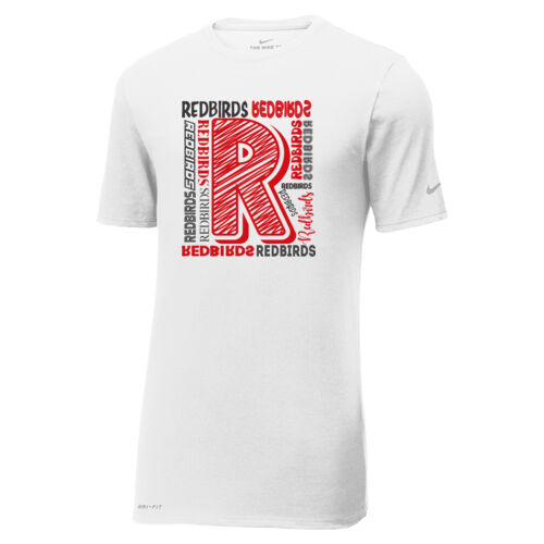 Mayo Redbirds Design MA10 on a Nike® - Dri FIT Cotton/Poly Tee Thumbnail