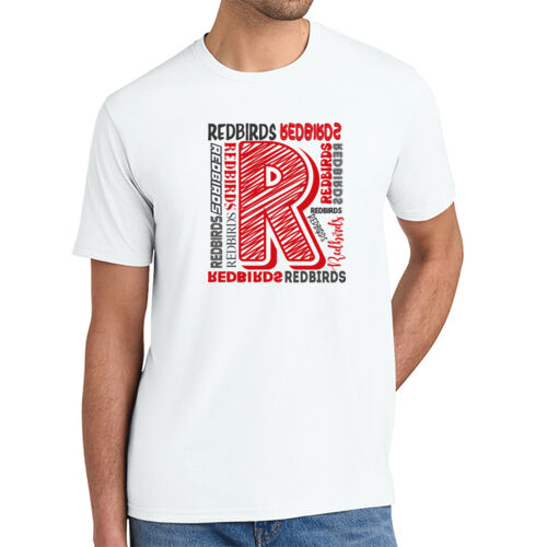 Mayo Redbirds Design MA10 on a District® - Perfect Tri ® Tee Thumbnail