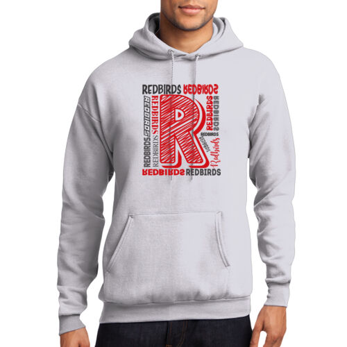 Mayo Redbirds Design MA10 on a Port & Company® - Core Fleece Pullover Hooded Sweatshirt Thumbnail