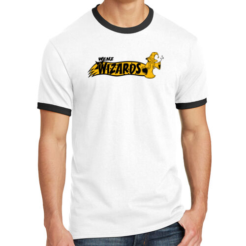 Wenz Wizards Elementary School Design WES1 on a Port & Company® - Core Cotton Ringer Tee Thumbnail