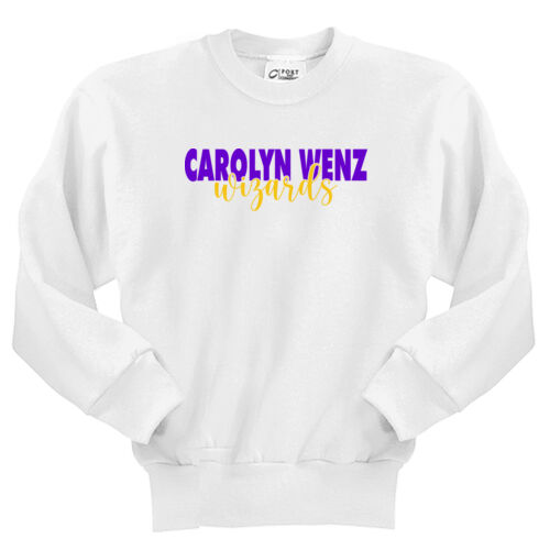 Wenz Wizards Elementary School Design WES2 on a Port & Company® - Youth Core Fleece Crewneck Sweatshirt Thumbnail