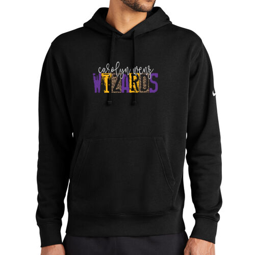 Wenz Wizards Elementary School Design WES3 on a Nike®  - Club Fleece Sleeve Swoosh Pullover Hoodie Thumbnail