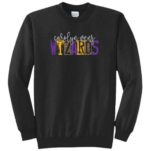 Wenz Wizards Elementary School Design WES3 on a Port & Company®  - Core Fleece Crewneck Sweatshirt Thumbnail