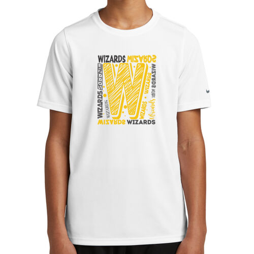 Wenz Wizards Elementary School Design WES4 on a Nike® - Youth Swoosh Sleeve rLegend Tee Thumbnail