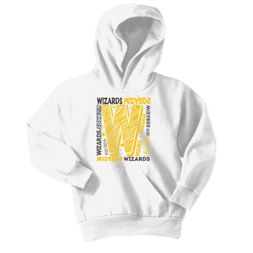 Wenz Wizards Elementary School Design WES4 on a Port & Company® - Youth Core Fleece Pullover Hooded Sweatshirt Thumbnail