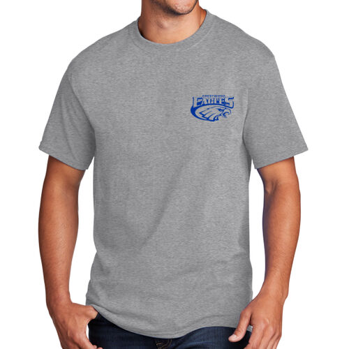 Adult Men's Crestwood Eagles P.E. Shirt with Optional Name on Back on a Port & Company® - Core Cotton Tee Thumbnail