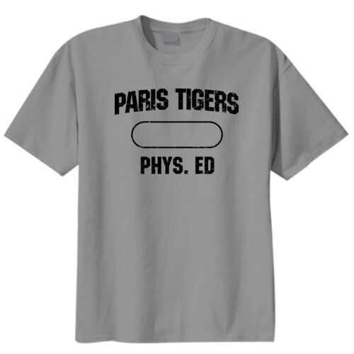 Youth Paris Tigers P.E. Shirt with Optional Name on Back on a Port & Company®  - Youth Core Cotton Tee Thumbnail