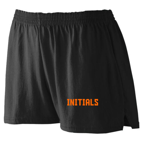 Ladies Paris Tigers P.E. Shorts with Optional Initials on Augusta Sportswear® - Ladies Junior Fit Jersey Shorts Thumbnail