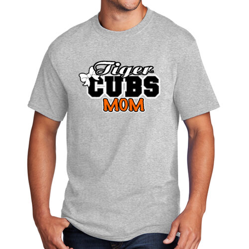 TigerCubs MoM Front Print on a Port & Company® - Core Cotton Tee Thumbnail