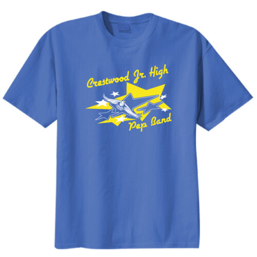 Crestwood Eagles Pep Band with name on Back on a Port & Co ® - Youth Core Cotton Tee Thumbnail